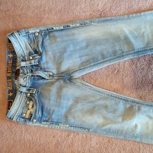 Rock Revival Raven Bootcut Size 26